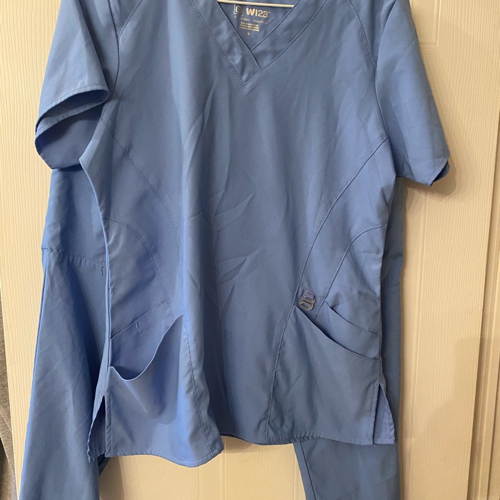 Women's Blue Scrub Set
